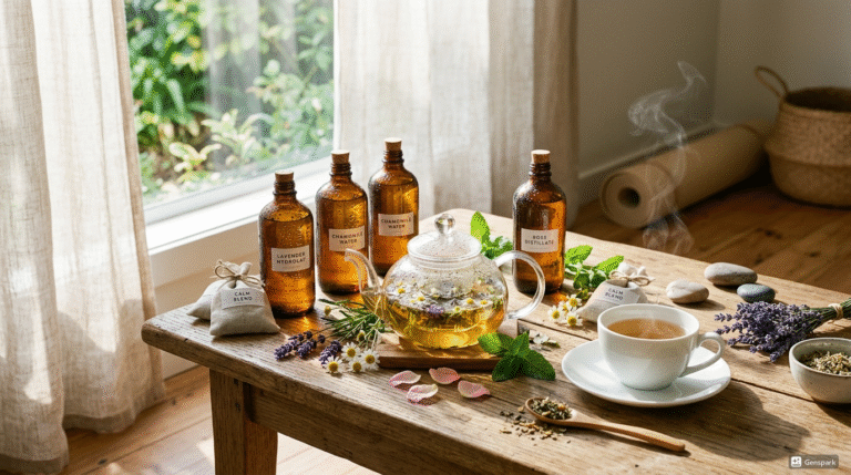 Tisanes, hydrolats et concentration : rituels apaisants